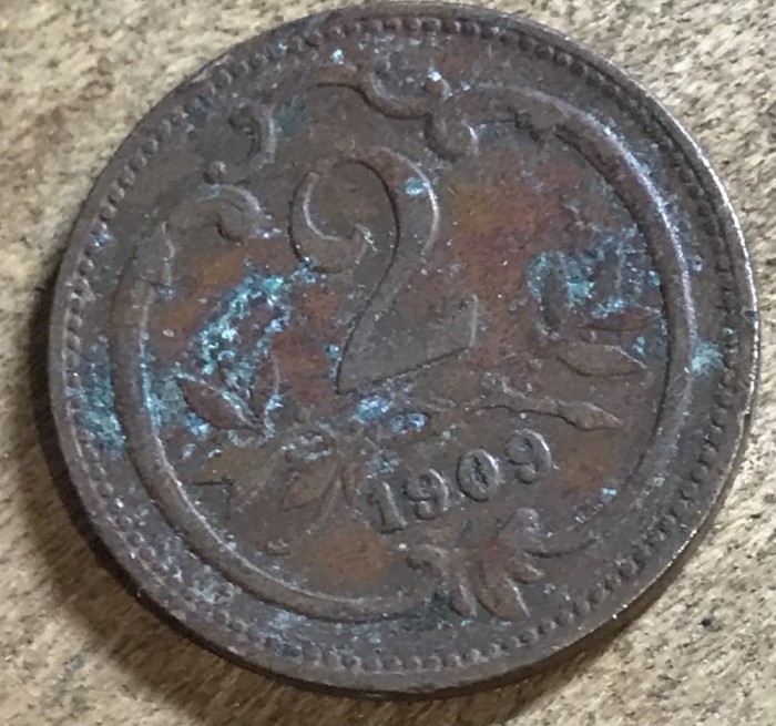 MNDSTR AUT23 Austro-Ungaria 2 hellar 1909