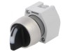 Comutator rotativ 22mm IP65 galben/negru