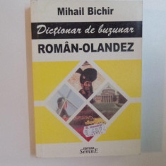 DICTIONAR DE BUZUNAR ROMAN-OLANDEZ de MIHAIL BICHIR , 1994