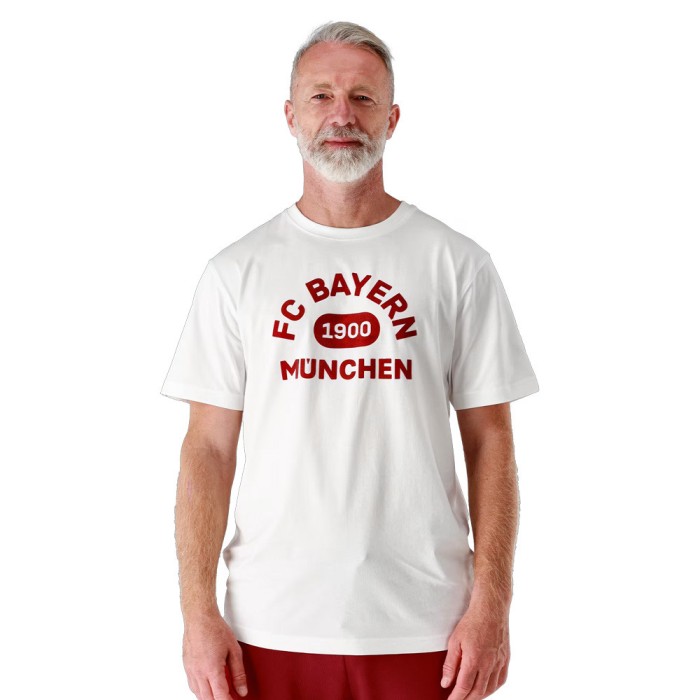 Bayern M&uuml;nchen tricou de bărbați 1900 white - M