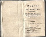 1118SPN Briefe Papst Clemens XIV (Ganganelli) Nebst verschiedenen Bullen, Breven ... , Zweiter Theil, 1777