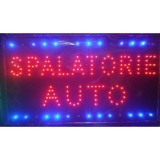 Reclama Luminoasa cu LED 55x33cm Spalatorie Auto KNH