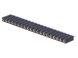 Conector Femelă 20 Pini 2,54mm Drept, CONNFLY