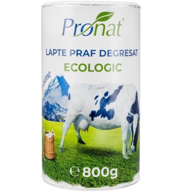 Lapte Praf Degresat 1% Grasime Bio 800gr Pronat foto