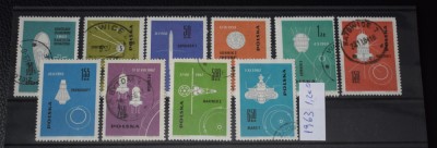 TS23 - Timbre serie Polonia - 1963 Cosmos foto