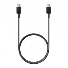 Samsung Cablu de date (EP-DW767JBE) USB-C to Type-C, Fast Charging, 3A, 1.8m Negru (Bulk Packing)
