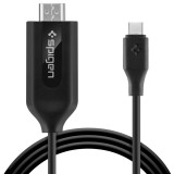 Cablu Audio si Video HDMI la USB Type-C Spigen C20CH, 2 m, Negru