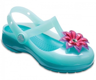 Saboti Crocs Isabella Emb Clog PS Verde - Mint foto