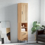 Cumpara ieftin Dulap &icirc;nalt, stejar sonoma, 34,5x34x180 cm, lemn prelucrat
