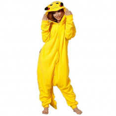 Costum tip Pijama Kigurumi Pikachu pentru Carnavale sau Petreceri, Marime XL foto