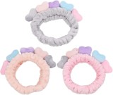 Set de 3 bentite pentru aplicarea machiajului Nesloonp, poliester, multicolor, 12 cm