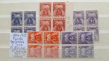 1946-1955 France tip Gerbes YT=81,83,84,86 bl4 MNH