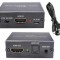 Adaptor HDMI audio Extractor, Active, convertor HDMI la HDMI + sunet Jack analog si SPDIF Toslink Digital, rezolutie FHD si 4K, sunet 2 canale si 5 ca