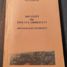 Miclesti din tinutul Orheiului monografie istorica Ioan Mardari