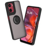 Husa Motorola Moto G05 Asteroid GSM Glinth cu inel suport stand magnetic, negru