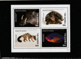 Gambia 2017-Fauna,bloc 4 valori, dantelate,MNH,Mi,7383-7386KB