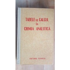 Tabele de calcul in chimia analitica- L.Erdey, L.Mazor