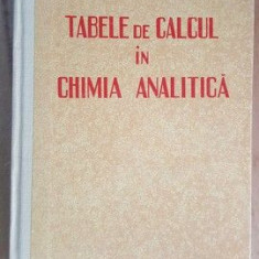 Tabele de calcul in chimia analitica- L.Erdey, L.Mazor