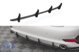 Adaugare tip Street Pro Maxton Design pentru difuzor la bara de protectie standard potrivita pentru BMW Seria 3 G20 sedan, G21 break dupa 2018, negru