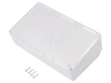 Carcasă Desktop Gri Deschis ABS 161x95x64mm