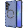Husa MagSafe pentru Samsung Galaxy A36 A366, Techsuit, HoneyComb Shield, Albastra