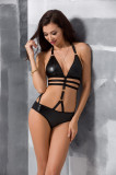 Body din Piele Ecologica Lamis, Negru, S/M, Passion