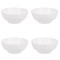 Set boluri, 4 piese, 1L, Portelan, Alb