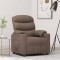 vidaXL Fotoliu rabatabil, gri taupe, material textil 348078