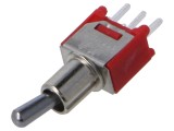 Comutator basculant E-SWITCH 2 poziții SPDT ON-ON 3A 28V DC THT PCB