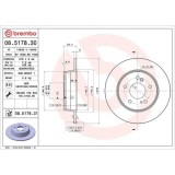 Set disc frana Chrysler Crossfire Roadster 05.04-12.08, Crossfire 07.03-12.08; Mercedes 124 T-Model (S124) 09.85-12.93, Clasa C (W202) 03.93-05.00, C