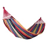 Hamac multicolor cu bara din plastic 1 persoana 190*80 cm