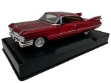 Macheta Auto Cadillac Eldorado 1959 replica rosie visiniu clasica cu usi deschise 1:32