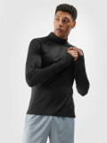 Cumpara ieftin Tricou cu m&acirc;necă lungă de alergare cu uscare rapidă pentru bărbați - negru, 4F Sportswear