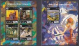DB1 Pictura Maldive Impresionisti Americani MS + SS MNH