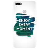 Husa silicon pentru Huawei Y6 Pro 2017, Enjoy Every Moment Motivational