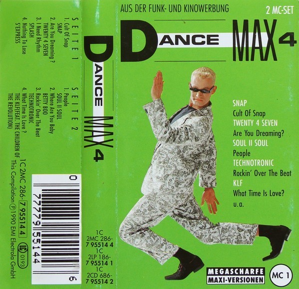 Various - Dance Max 4, 2xCaseta audio
