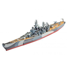 Revell model set battleship u.s.s. missouri wwii