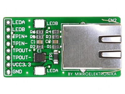 Placă de Expansiune RJ45 Ethernet Prototip foto