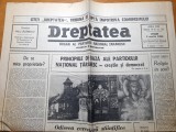 Dreptatea 2 martie 1990-principiile de baza ale partidului national taranesc