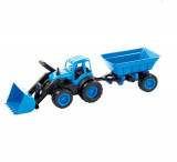 Tractoras buldozer pentru copii cu remorca, Moctoys 10173, Mochtoys