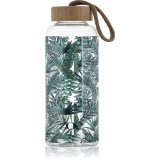 ZOE Bamboo Glass Bottle sticlă pentru apă culoare Tropic green 550 ml