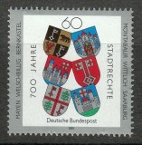 Germania 1991 - Steme de orașe, neuzat