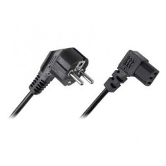Cablu de alimentare PC C13 230V unghi 90 grade 3m, KPO2772B-3