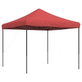Cumpara ieftin Cort de petrecere pliabil Pop-Up, 292x292x315 cm, visiniu