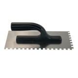 Gletiera inox cu zimti, 6x6 mm, maner plastic, 13x27 cm GartenVIP DiyLine