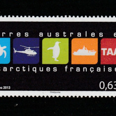 Taaf 2013 - Transporturi , Fauna , Bloc nedantelat,MNH.Mi.829III-832III - I