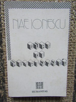 CURS DE METAFIZICA-NAE IONESCU,BUC.1991 foto