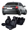 Set huse scaune dedicate AUDI A-6 (C5) 2002-2004 Premium (Bancheta fractionata si husa cotiera), Umbrella