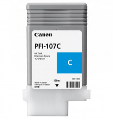 Cartus cerneala canon pfi-107c cyan capacitate 130ml pentru canon ipf680/685 foto