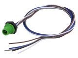 Conector M12 soclu tată 5 pini 60V 2A IP67 drept cu cablu 0,5m Lutronic